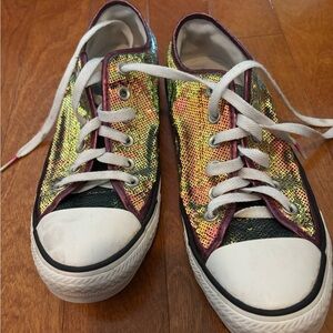 Colorful Sequin Sneakers